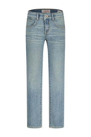 regular waist regular fit jeans light blue denim