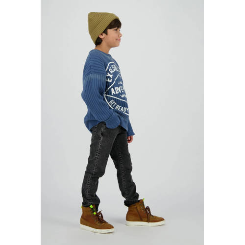 Vingino slim fit jeans black denim afbeelding