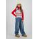 Vingino wide leg jeans medium blue denim