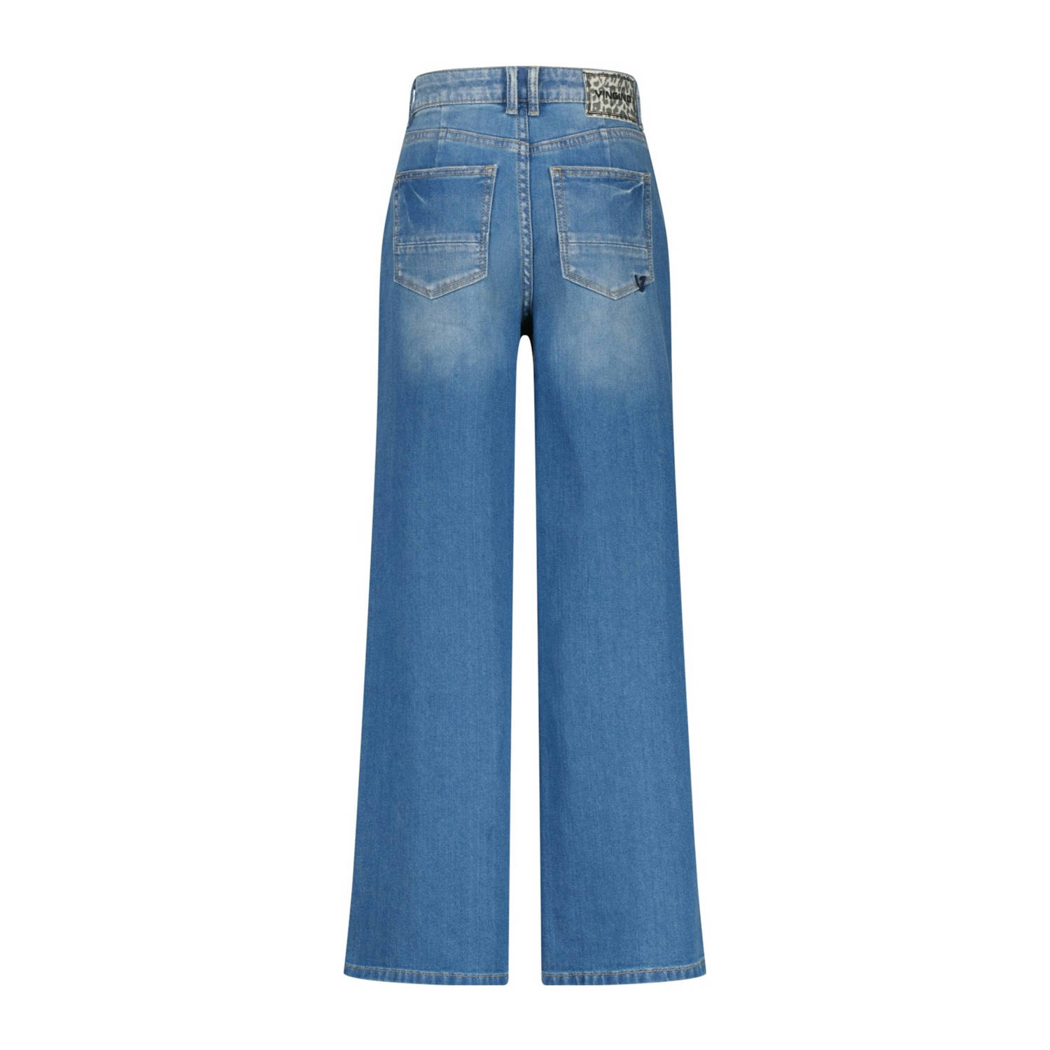 Vingino wide leg jeans medium blue denim