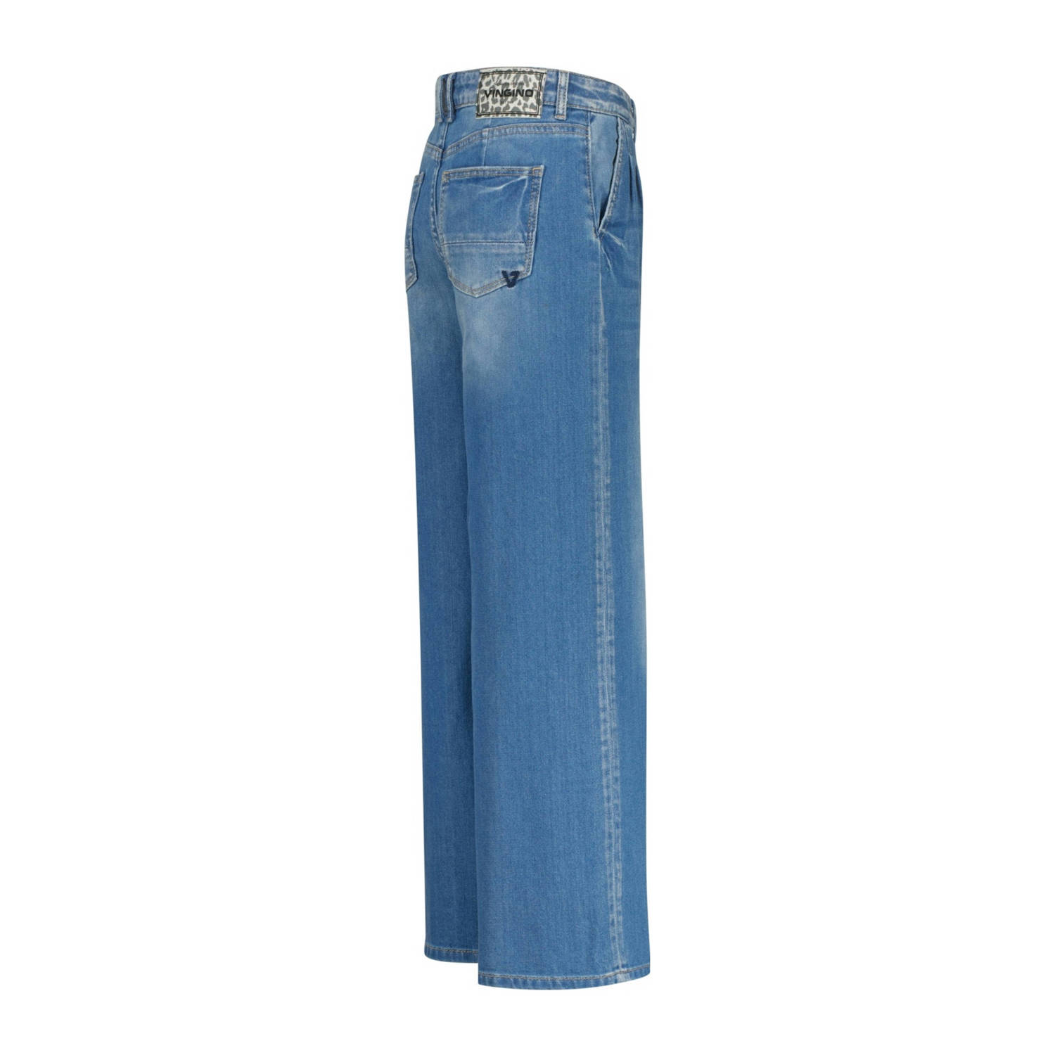 Vingino wide leg jeans medium blue denim