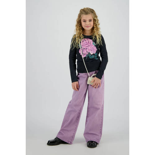 Vingino wide leg jeans lila afbeelding