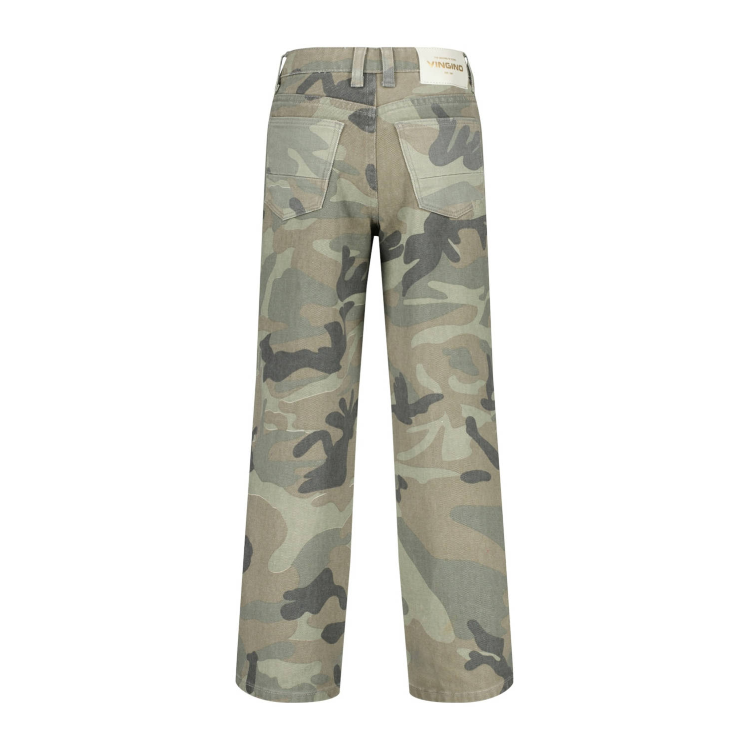 Vingino wide leg jeans groen