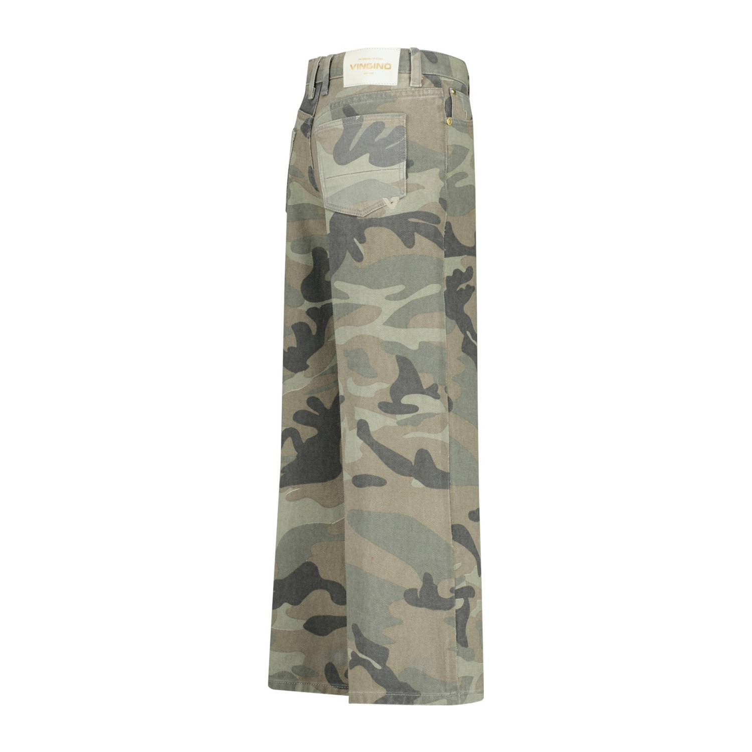 Vingino wide leg jeans groen