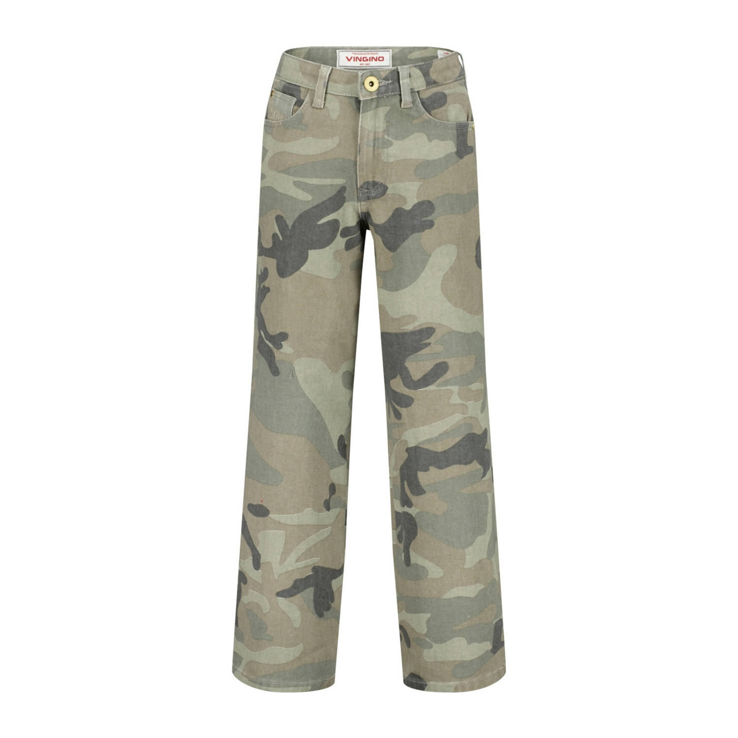 Vingino wide leg jeans groen