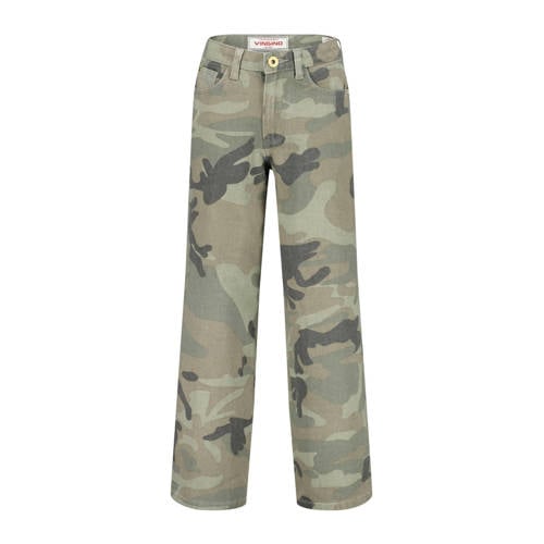 Vingino wide leg jeans groen afbeelding