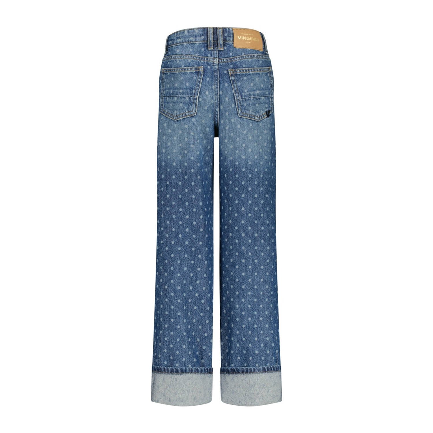 Vingino wide leg jeans medium blue denim