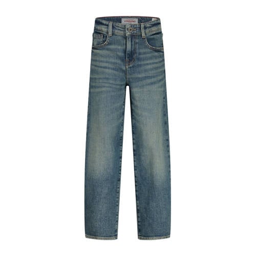 Vingino loose fit jeans medium blue denim afbeelding