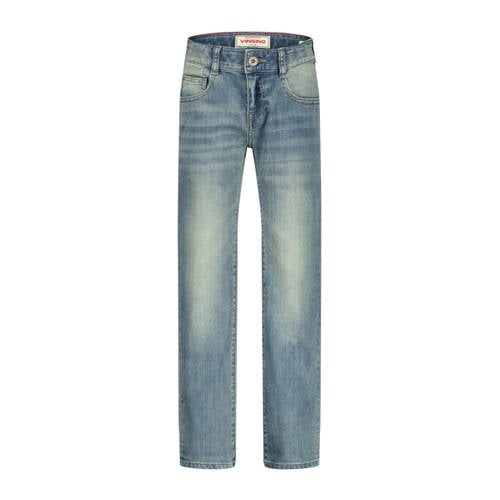 Vingino loose fit jeans medium blue denim afbeelding