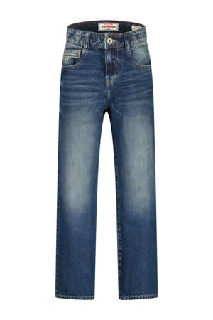 relaxed loose fit jeans dark blue denim
