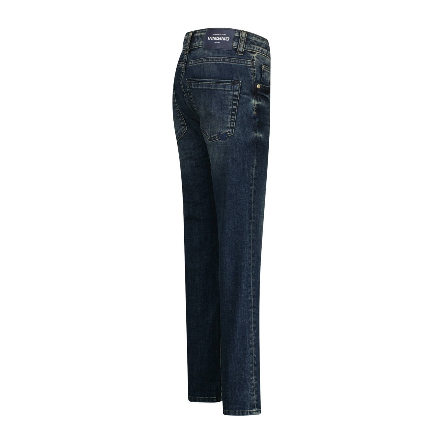 Vingino slim fit jeans dark blue denim