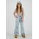 Vingino wide leg jeans light blue denim