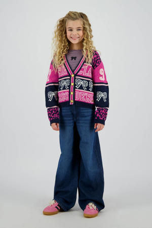 wide leg jeans dark blue denim