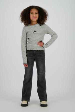 straight leg jeans grey denim