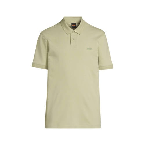 BOSS regular polo lichtgroen afbeelding