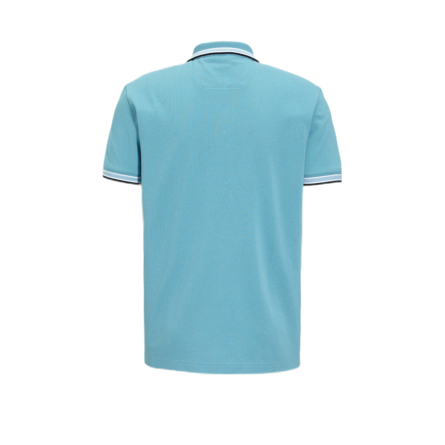 BOSS regular polo blauw