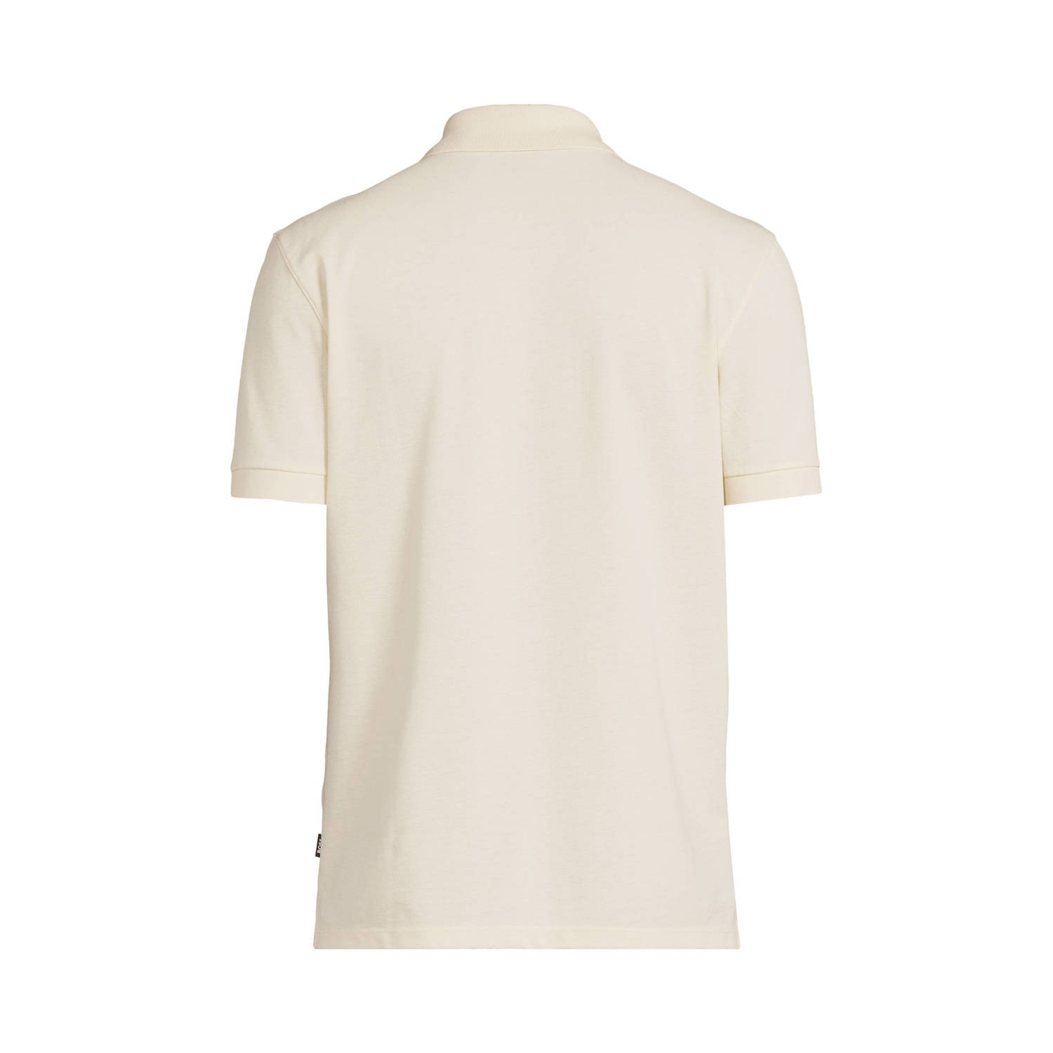 BOSS slim polo PALLAS ecru