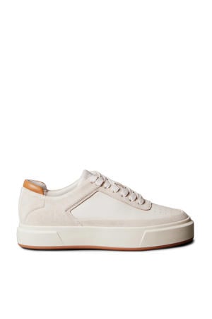 leren sneakers ecru