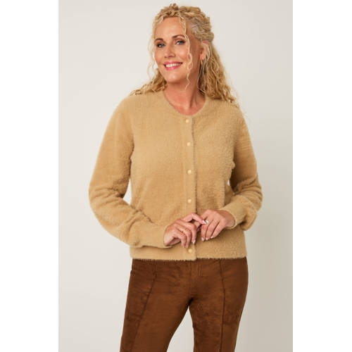 gardeur cardigan camel gebreid afbeelding