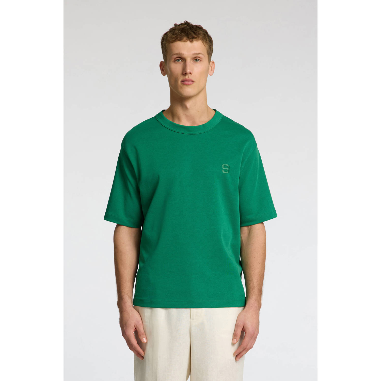 SELECTED HOMME T-shirt groen
