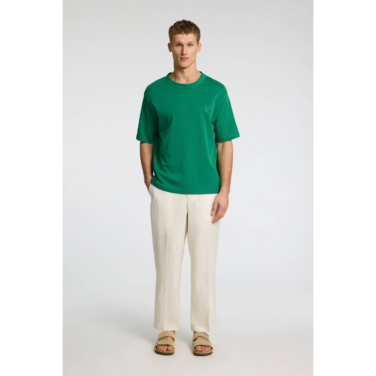 SELECTED HOMME T-shirt groen