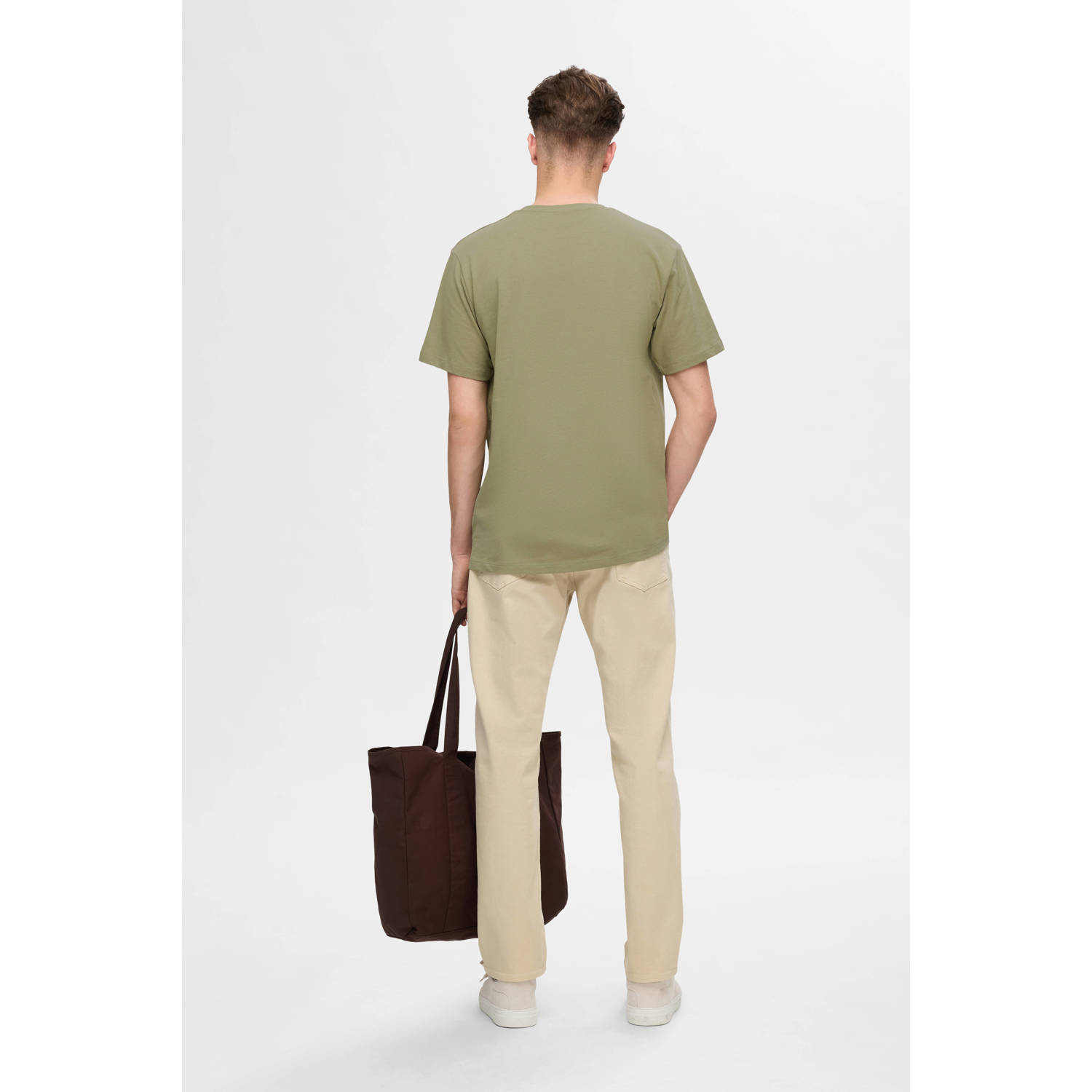 SELECTED HOMME T-shirt groen