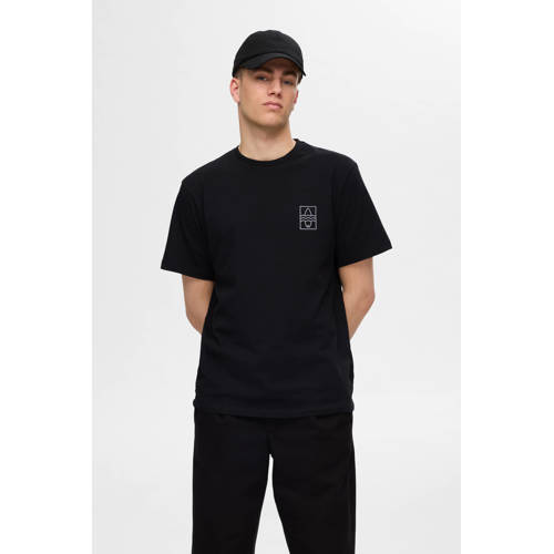 SELECTED HOMME T-shirt zwart afbeelding