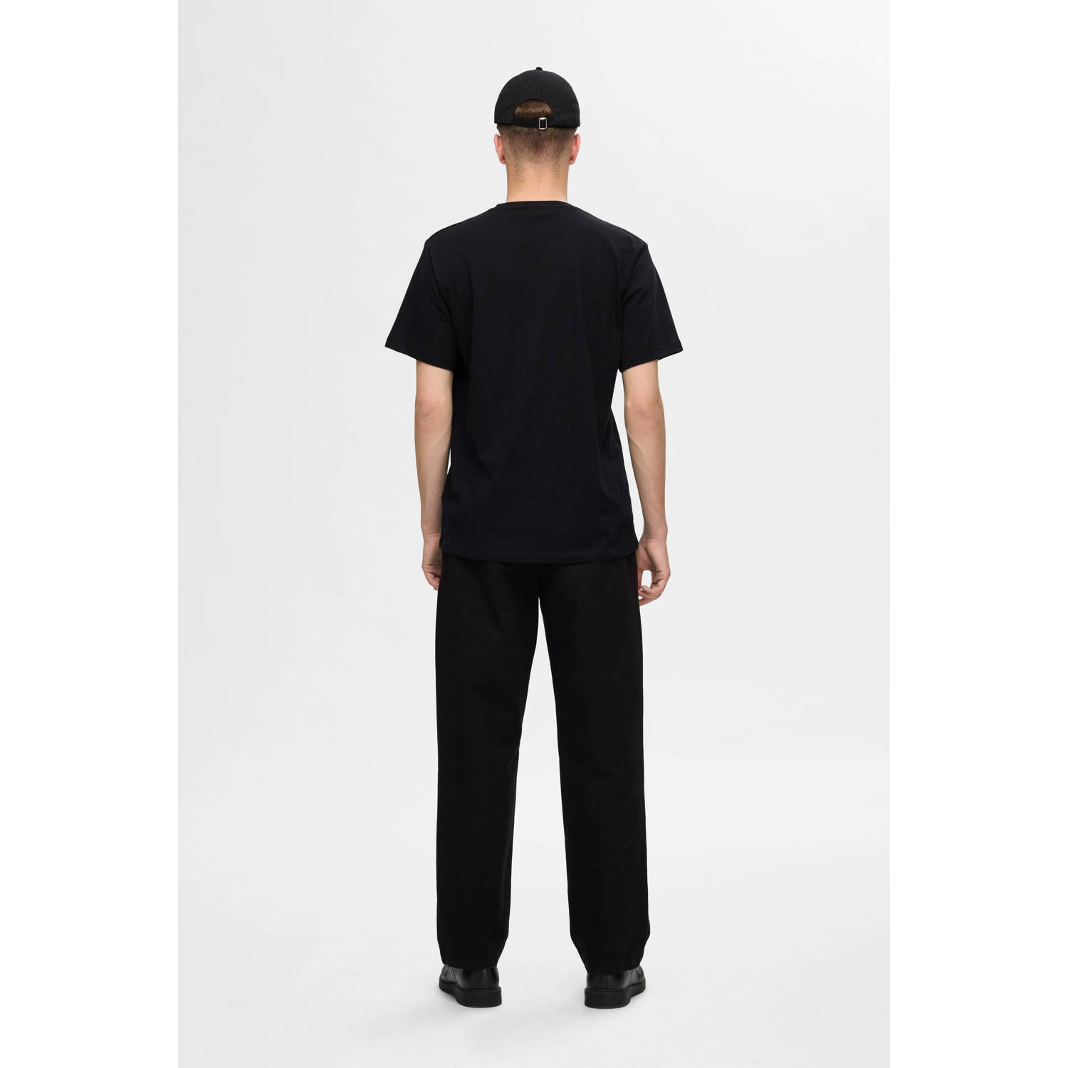 SELECTED HOMME T-shirt zwart
