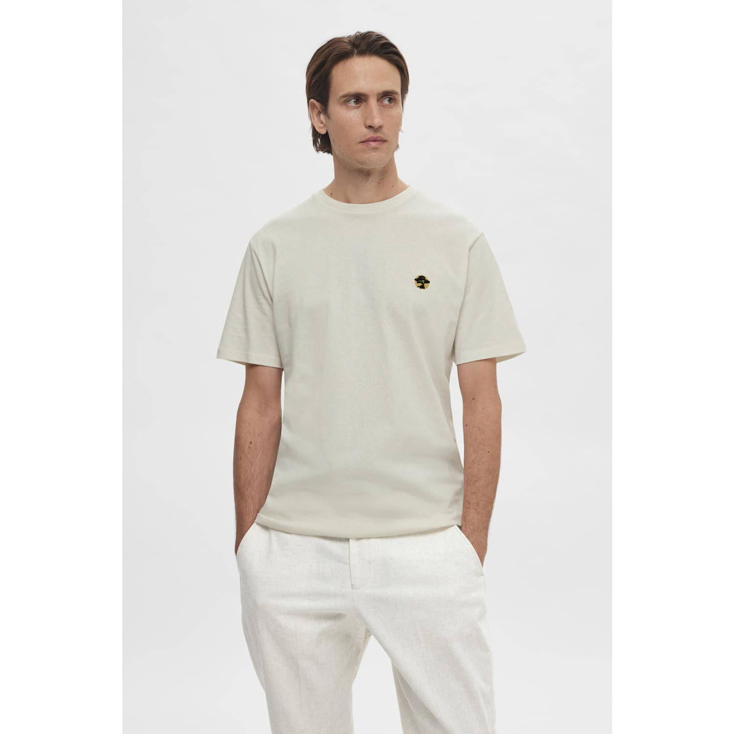 SELECTED HOMME T-shirt ecru