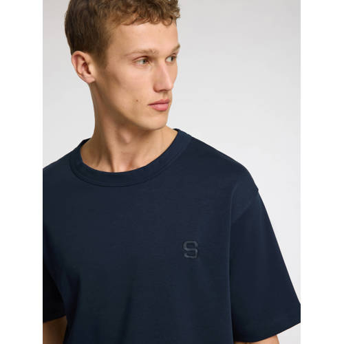 SELECTED HOMME T-shirt donkerblauw afbeelding