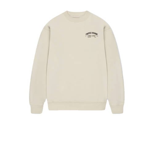 Croyez sweater met backprint ecru afbeelding