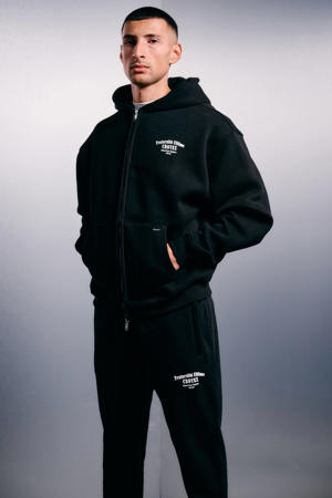 FRATERNITÉ regular joggingbroek zwart