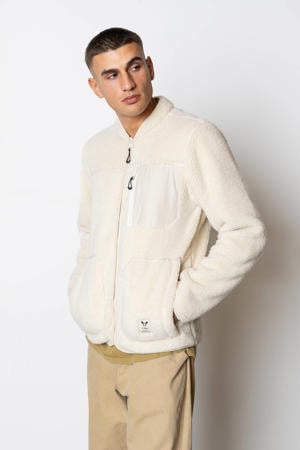 fleece jack Wood ecru