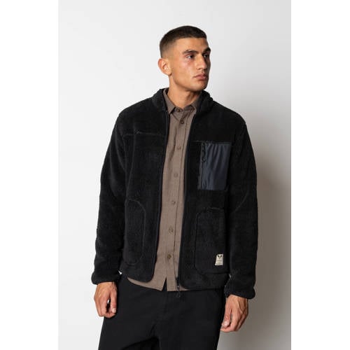 FAT MOOSE fleece jack Wood zwart afbeelding