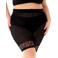 Pamela Mann biker short met panterprint zwart