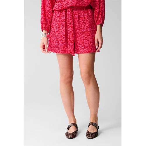 Shoeby regular high waist casual short roze afbeelding