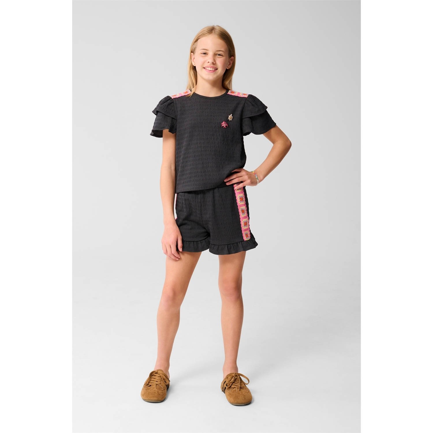 Shoeby regular casual short antraciet