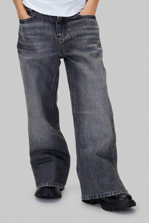 wide leg jeans grey denim