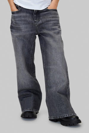 wide leg jeans grey denim