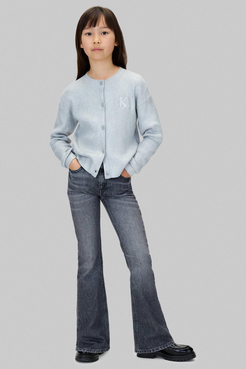 Calvin Klein flared jeans grey denim