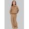 Calvin Klein fluwelen hoodie + broek lichtbruin