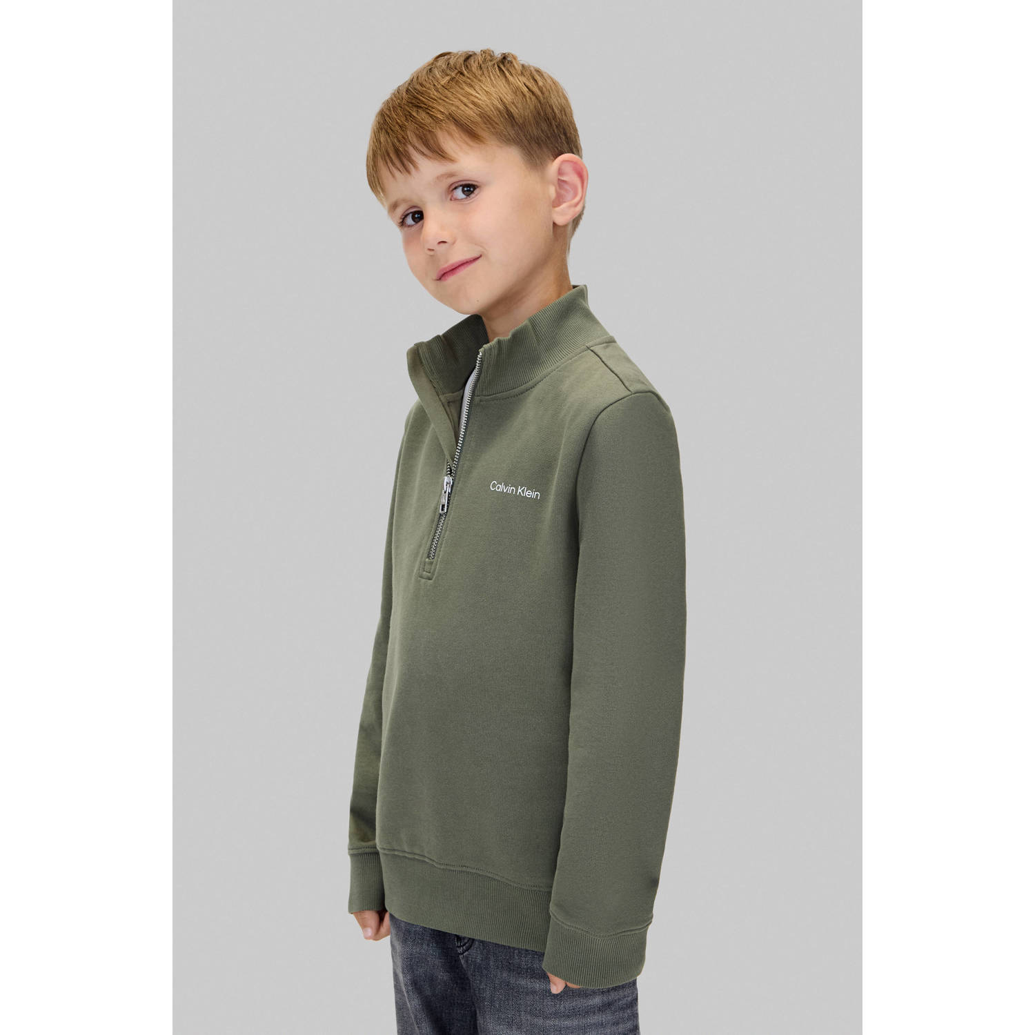 Calvin Klein sweater donkergroen