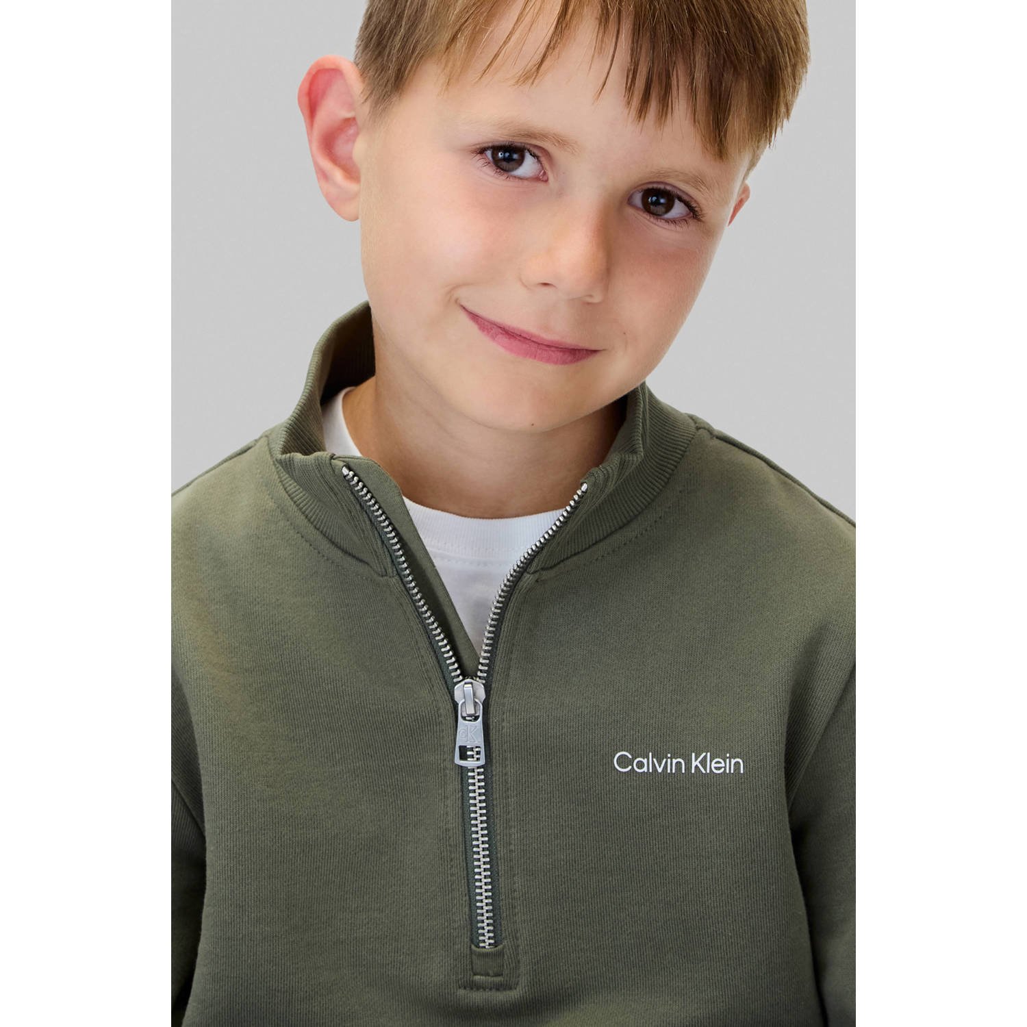 Calvin Klein sweater donkergroen