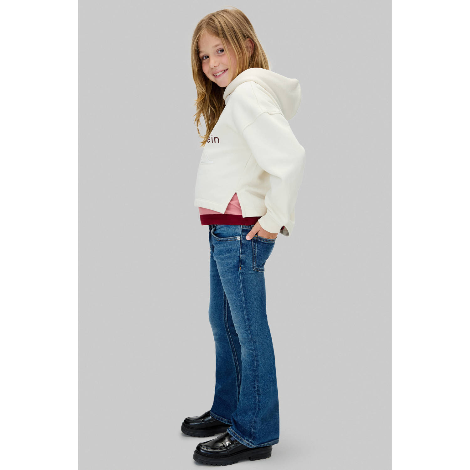 Calvin Klein flared jeans medium blue denim