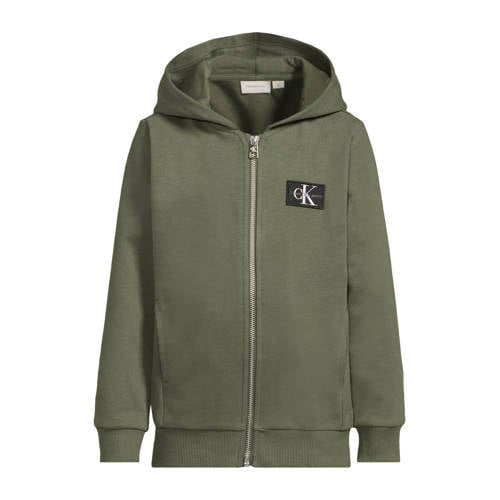 Calvin Klein sweatvest groen afbeelding