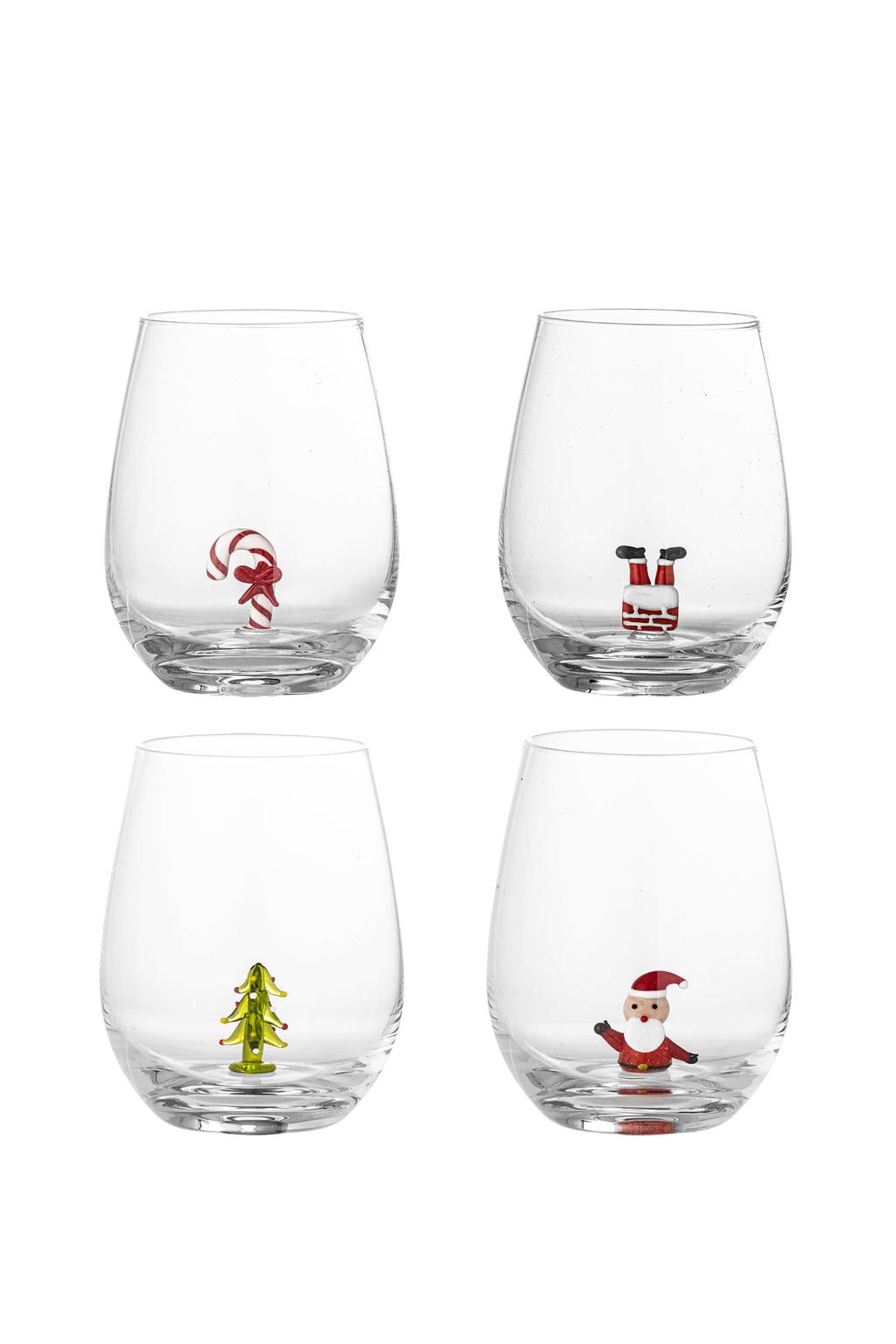 Bloomingville drinkglazen Misa (set van 4)