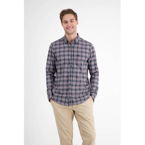 LERROS regular casual overhemd blauw afbeelding