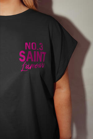 T-shirt zwart