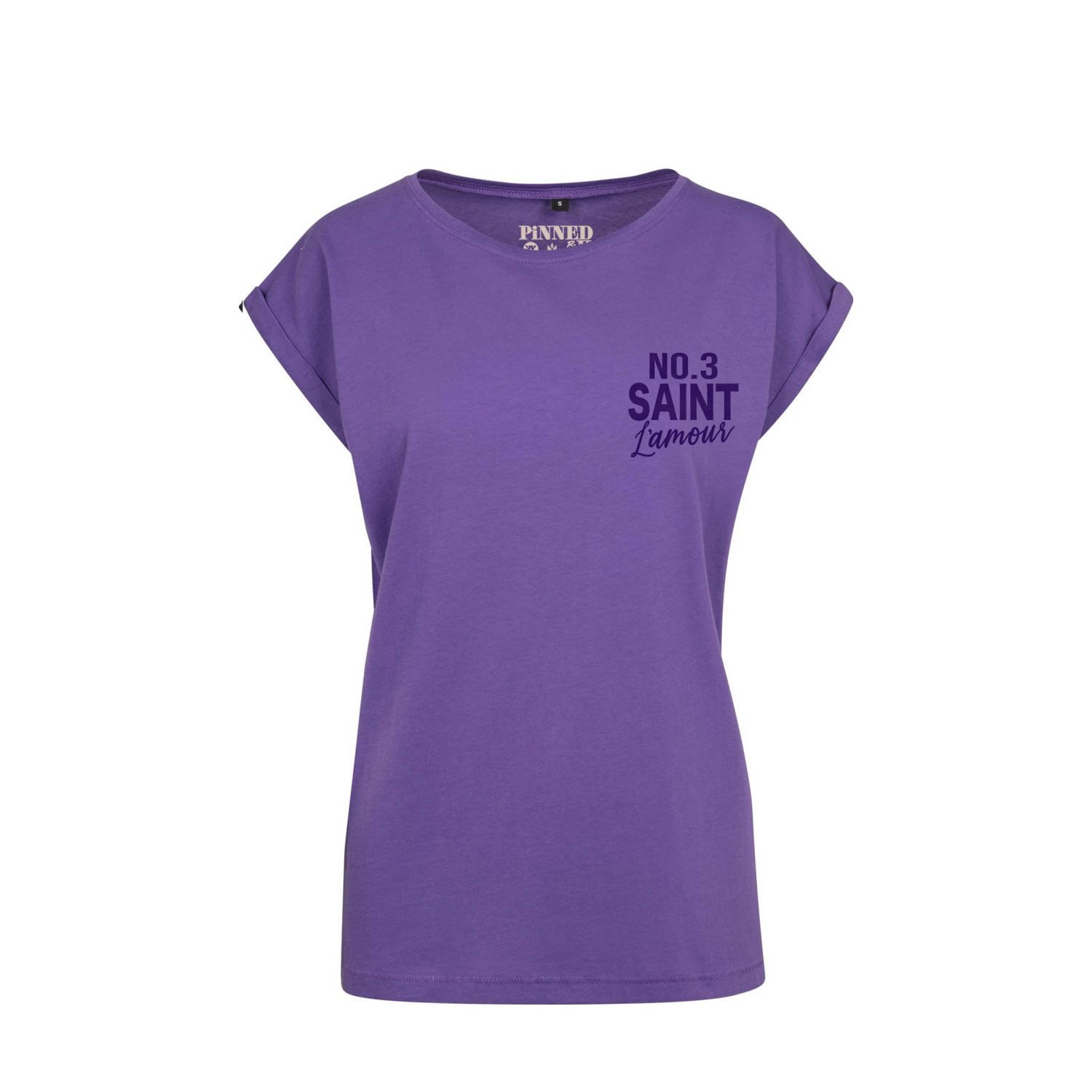 Pinned by K Curve T-shirt paars
