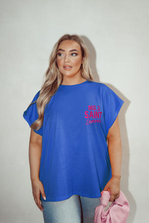 T-shirt blauw